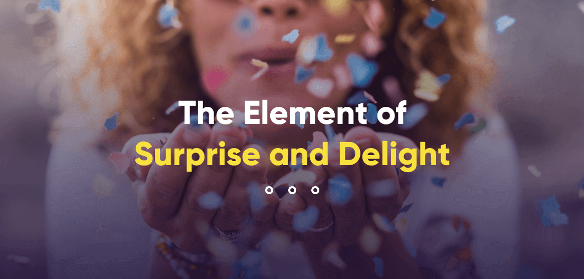 The cover image for Antavo’s article on surprise and delight.