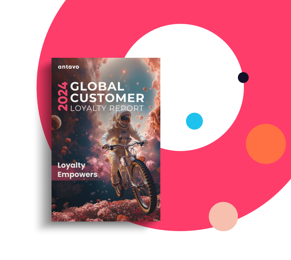 Banner showcasing Antavo's Global Customer Loyalty Report 2024.
