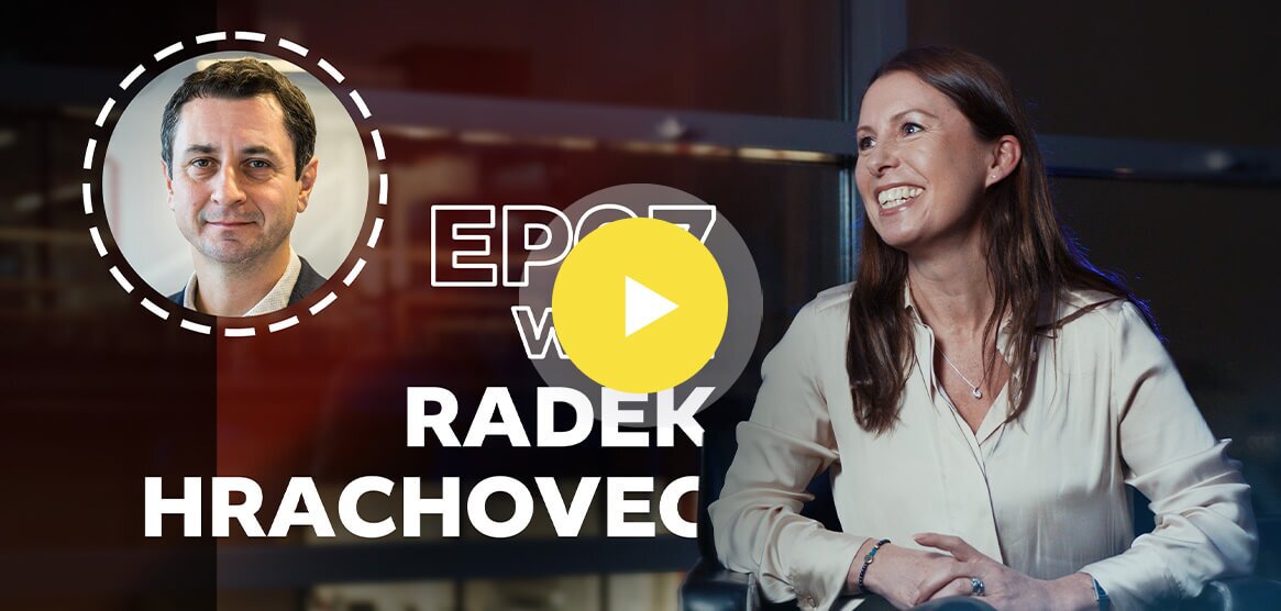 Antavo’s cover for its Loyalty Stories video podcast with Radek Hrachovec