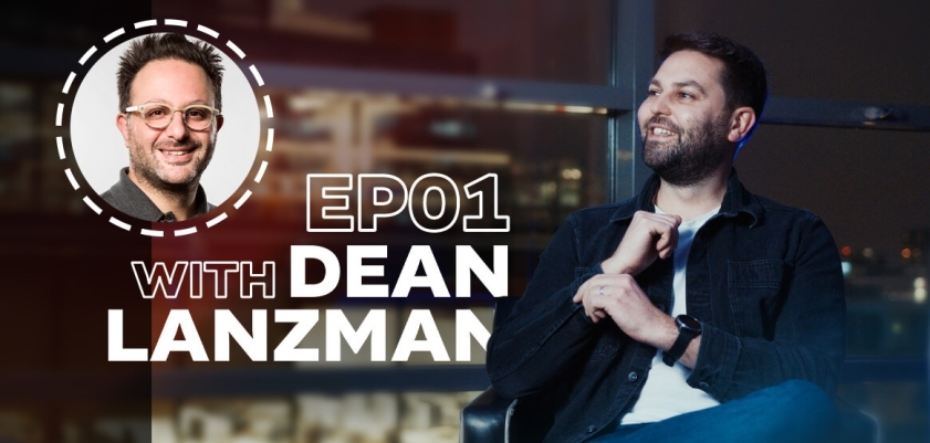 Antavo’s cover for its Loyalty Stories video podcast with Dean Lanzman