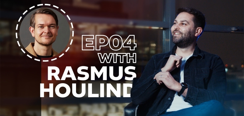 Antavo’s cover for its Loyalty Stories video podcast with Rasmus Houlind