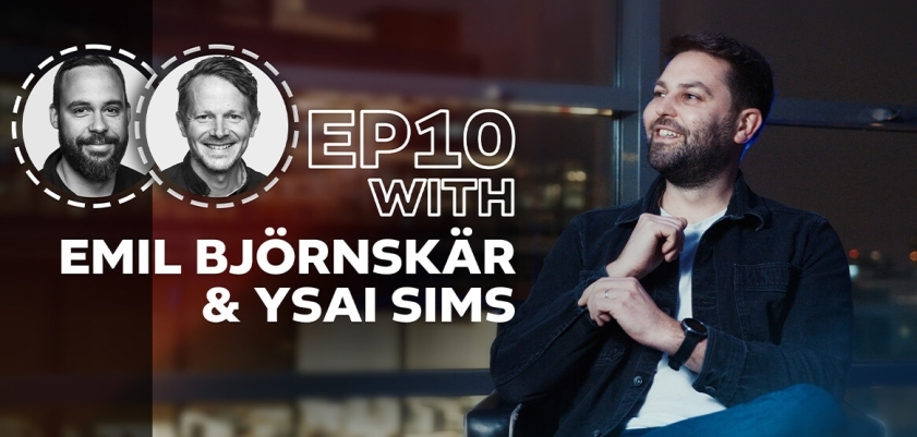 Antavo’s cover for its Loyalty Stories video podcast with Emil Björnskär & Ysai Sims