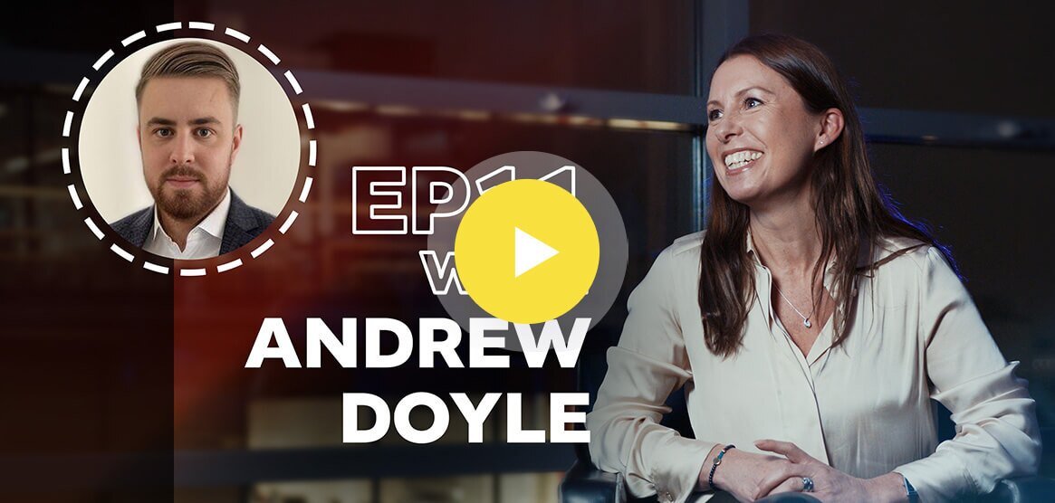 Antavo’s cover for its Loyalty Stories video podcast with Andrew Doyle
