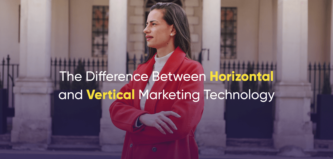 Cover for Antavo’s article on the difference between horizontal and vertical marketing technology
