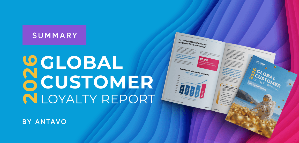 Antavo’s cover for its article about the Global Customer Loyalty Report 2026