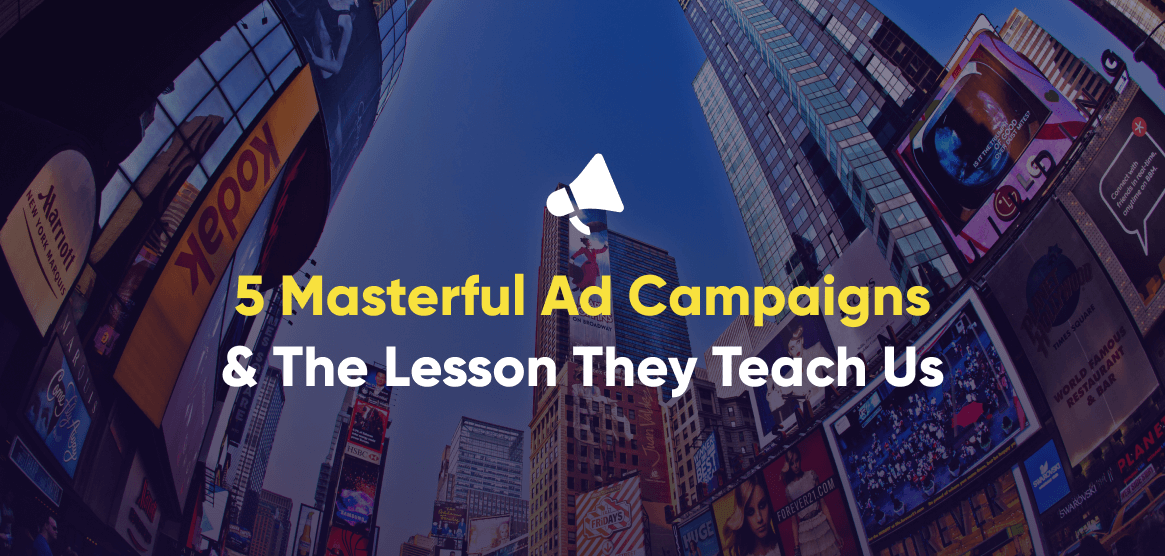 The cover for Antavo’s Article about the best ads and masterful ad campaigns.