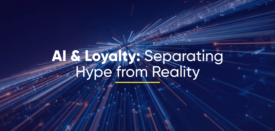 Antavo’s cover for its article about AI & loyalty hype
