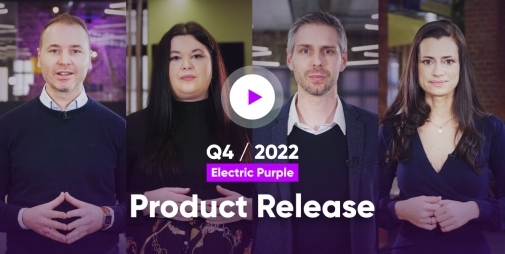 The cover image for Antavo’s Electric Purple Product Release article