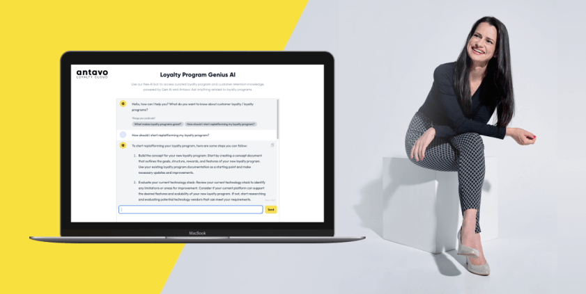 Image for Antavo launching the Loyalty Program Genius AI article.