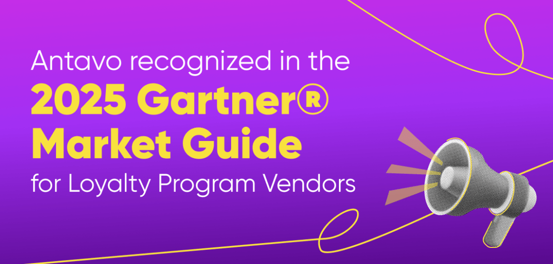 Image for Antavo recognized in the 2025 Gartner® Market Guide for Loyalty Program Vendors announcement.