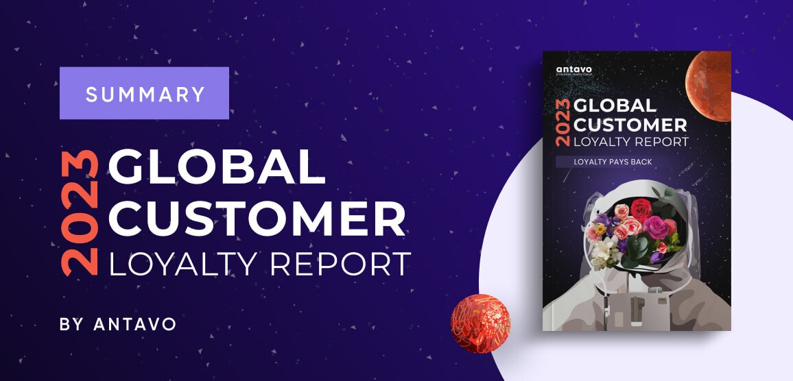 Antavo’s cover for its article about loyalty program trends in its Global Customer Loyalty Report 2023.